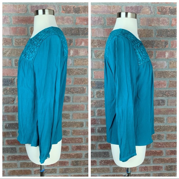 Anthro Meadow Rue Vivie Blouse, Sz S - Picture 5 of 8